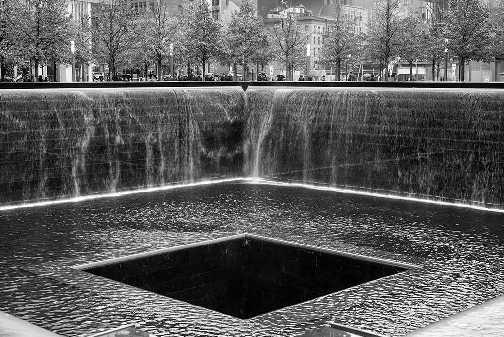 La vasca a Ground Zero a New York
