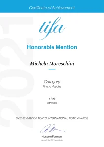 Tifa Honorable Mention Certificate